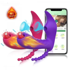 3 in 1 Dildo Vibrator Sucker Clitoris Stimulator Wireless Bluetooth Remote Control