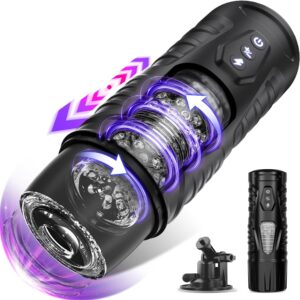 Interactive Male Masturbator – Hands-Free Sex Toy with 7 Thrusting & Rotating Modes