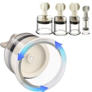 Adjustable Vacuum Nipple Pumps – Breast Suction Enhancer Cups with Twist Control3