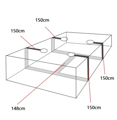 Under Bed BDSM Restraint Kit – Adjustable Bondage Strap System3