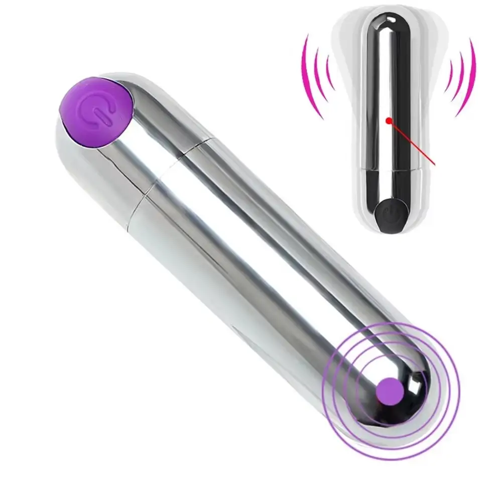 Mini Bullet Vibrator with 10 Speeds – USB Rechargeable Clitoral Massager for Women